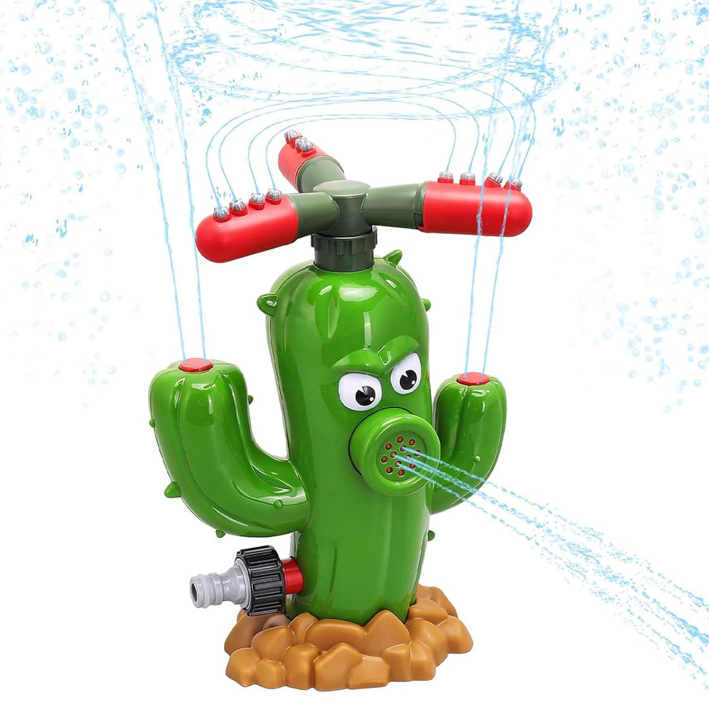 Kids Outdoor Yard - Wassersprühspielzeug Kaktus-Sprinkler für Draußen Garten Wasserspielzeug