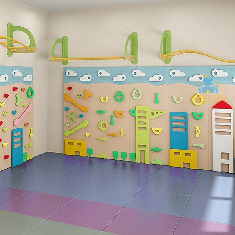 Kids Outdoor Climbing Equipment - Kinder-Kletterwand für Innenräume, Holz-Kletterwand für Schulen