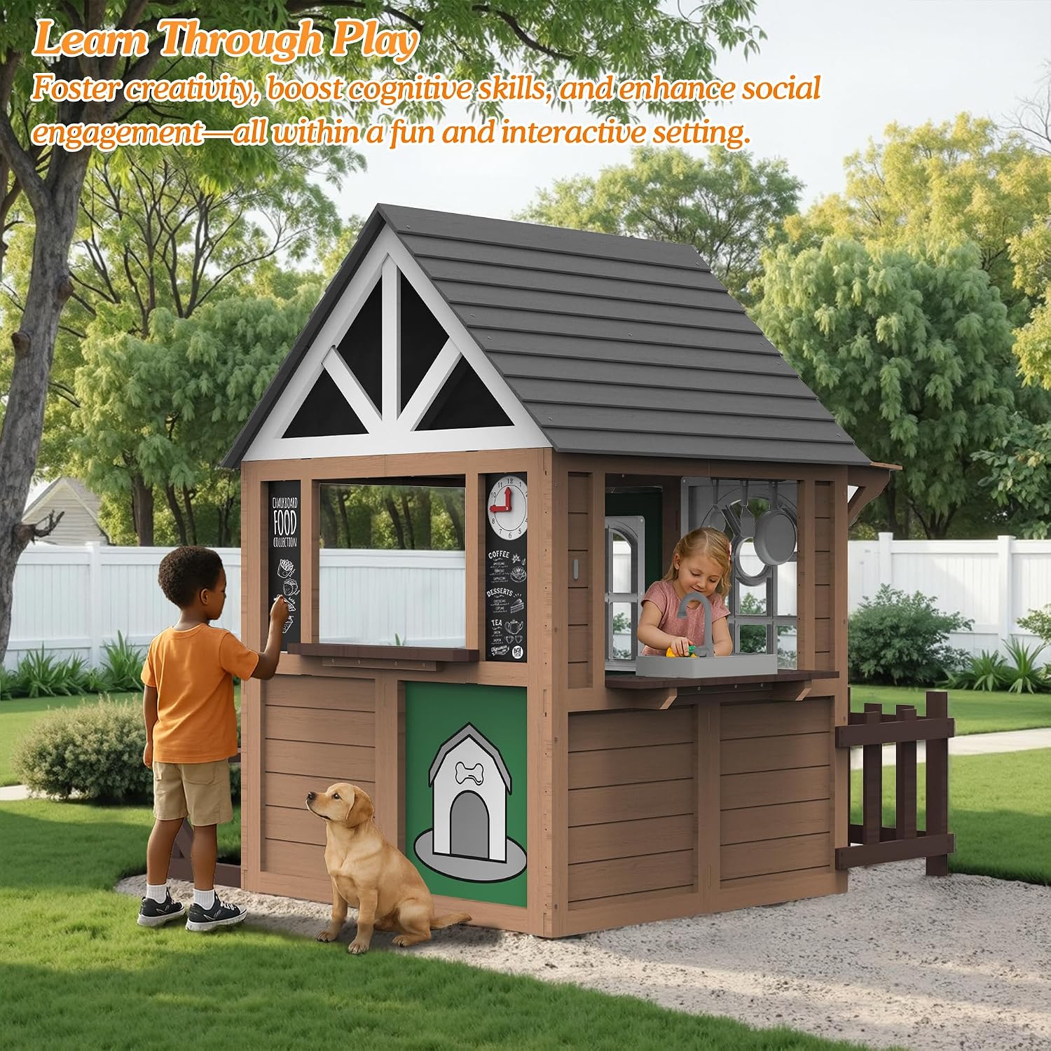 Seizeen Outdoor-Spielhaus für  – Kids Outdoor Kitchen Bewertung und Preis