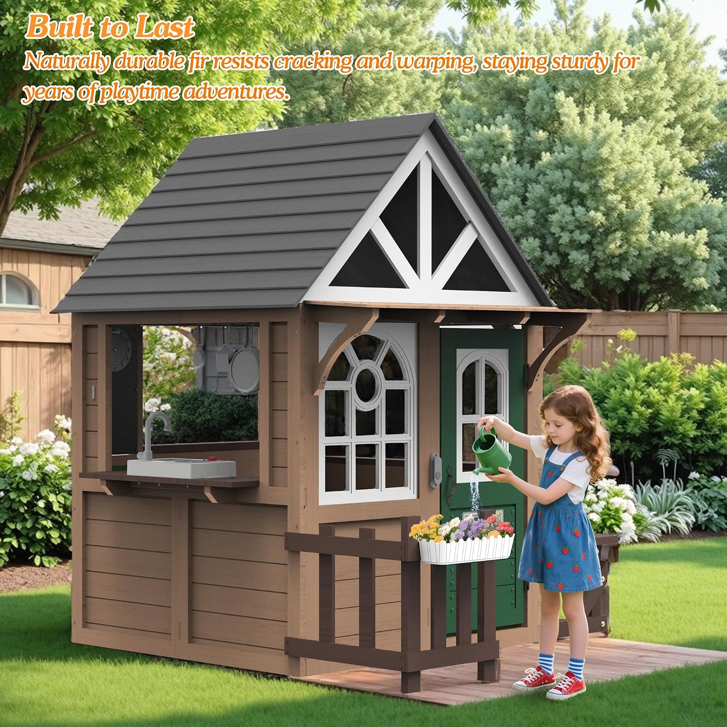 Seizeen Outdoor-Spielhaus für  – Kids Outdoor Kitchen Bewertung und Preis