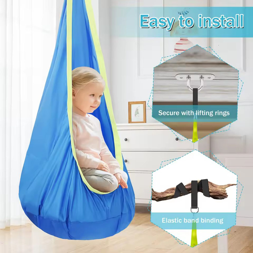 Kinder-Schaukelsitz aus Nylon  – Kids Outdoor Hammock Chair Bewertung und Preis