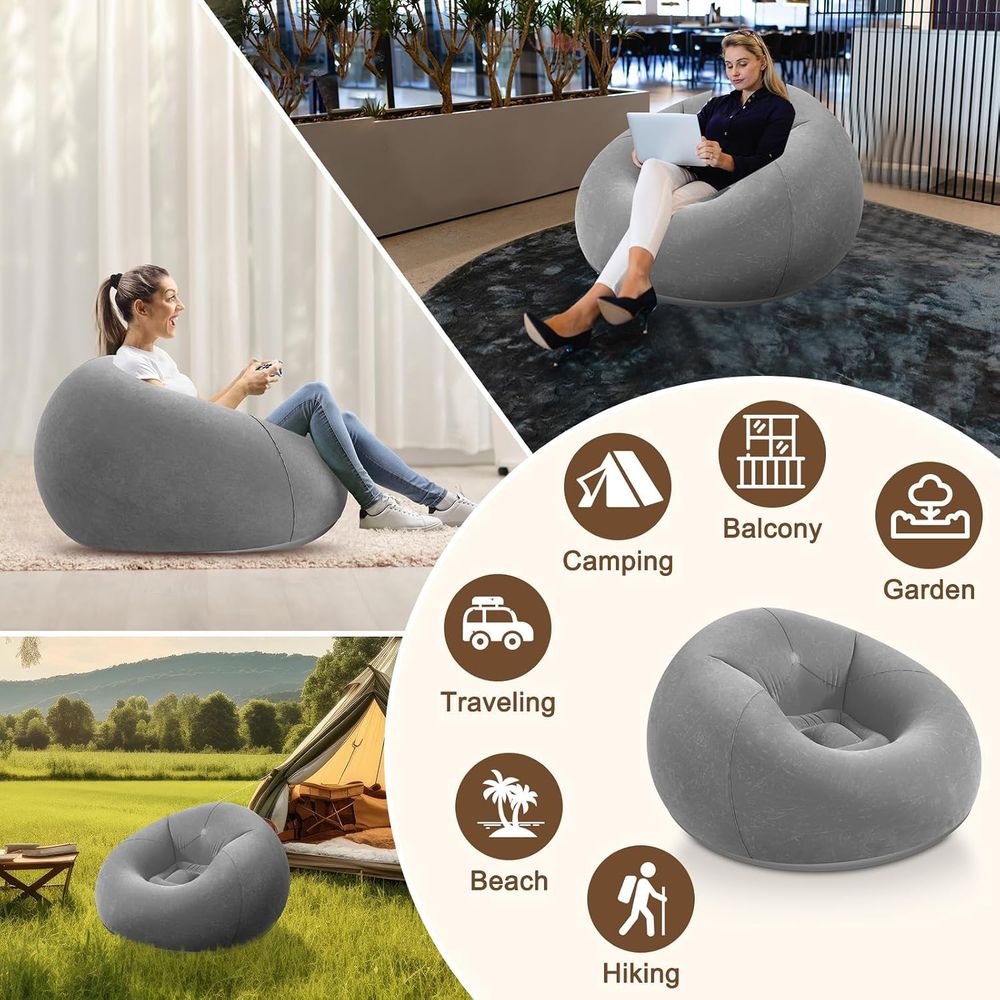 Aufblasbare Sitzsäcke, Graues  – Kids Outdoor Movies Bewertung und Preis