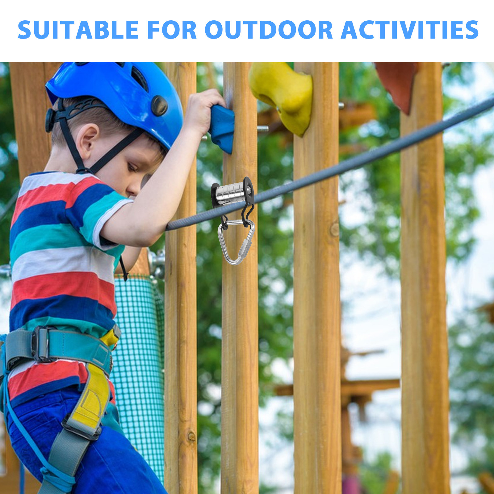 1 Set Rollen-Kit für Garten-Sc – Kids Outdoor Climbing Equipment Bewertung und Preis