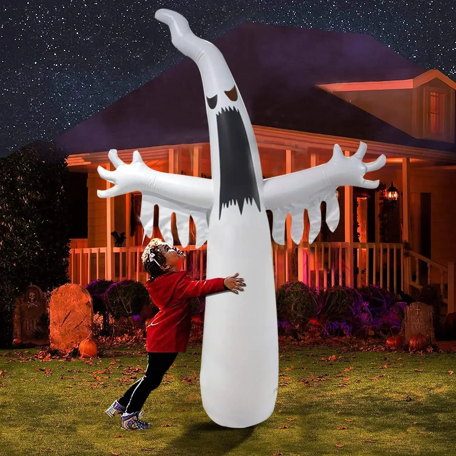 Halloween aufblasbarer gruseli – Kids Outdoor Yard Bewertung und Preis