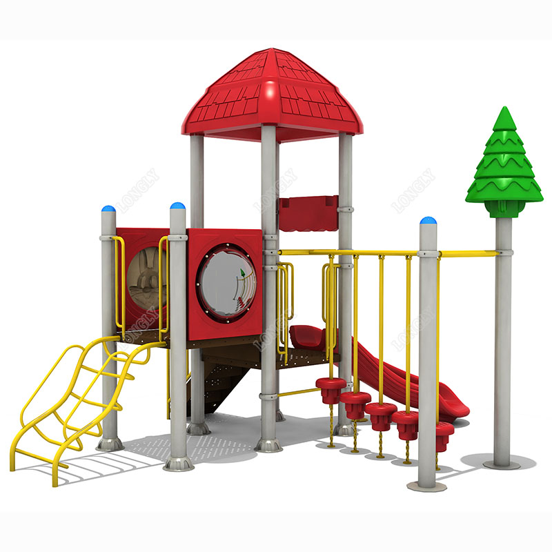 Rote Kunststoffrutsche für Kin – Kids Outdoor Park Bewertung und Preis
