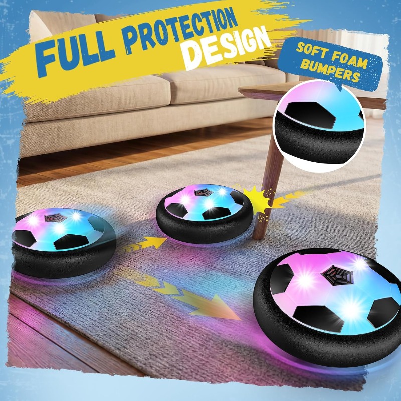 LED-Schwebefußball, Luftbetrie – Kids Outdoor Music Bewertung und Preis