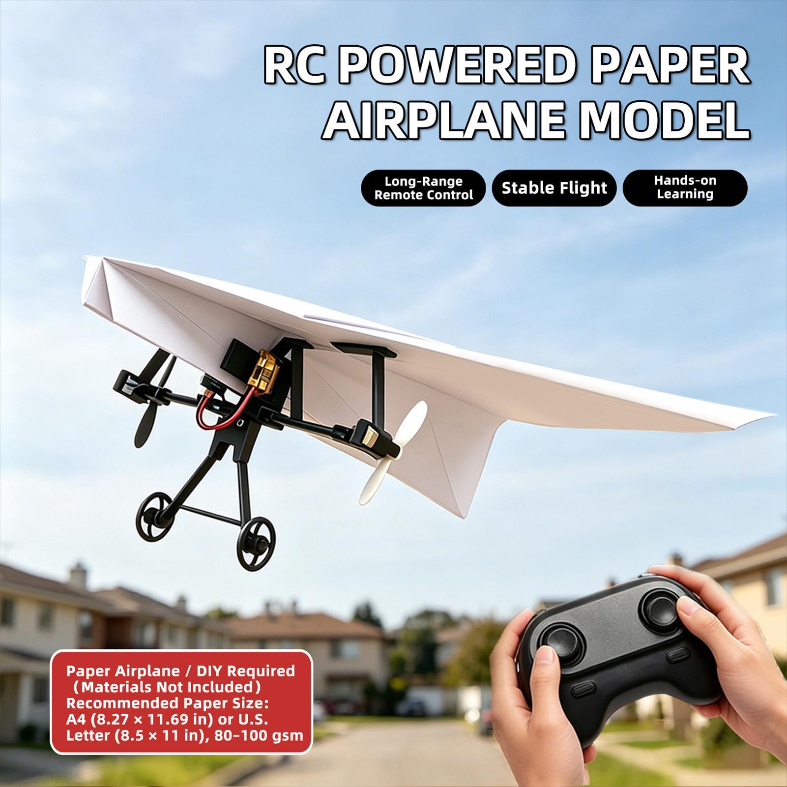 DIY RC Papierflugzeug-Bausatz  – Kids Outdoor Activity Set Bewertung und Preis