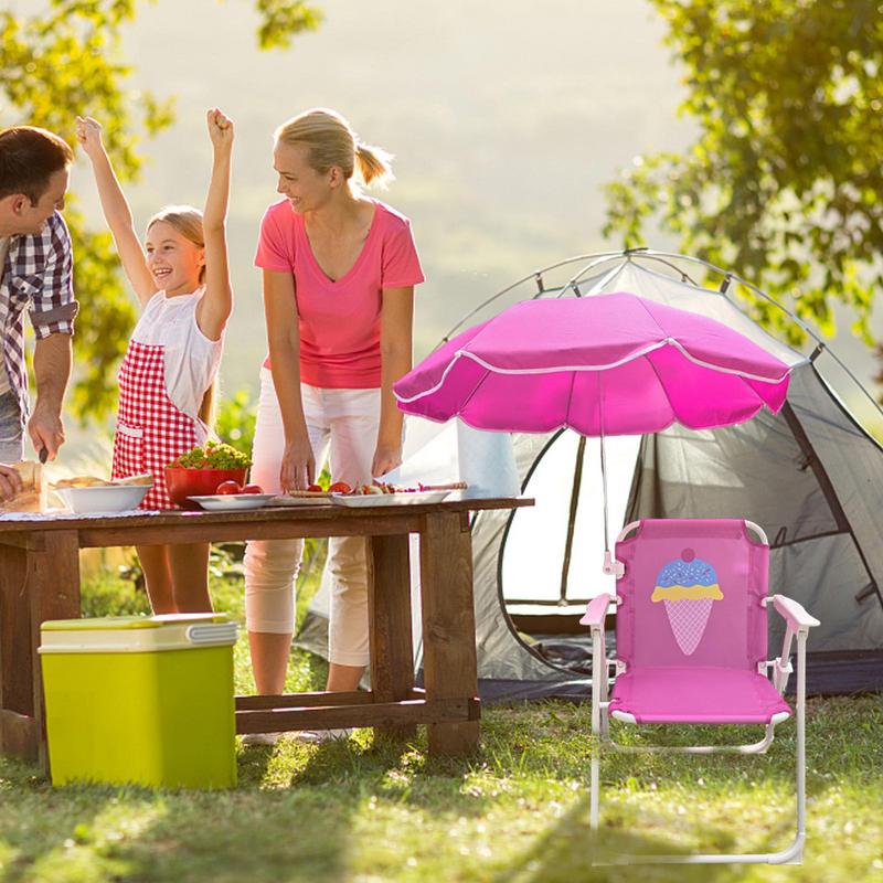Kinder-Campingstuhl mit Sonnen – Kids Outdoor Umbrella Chair Bewertung und Preis