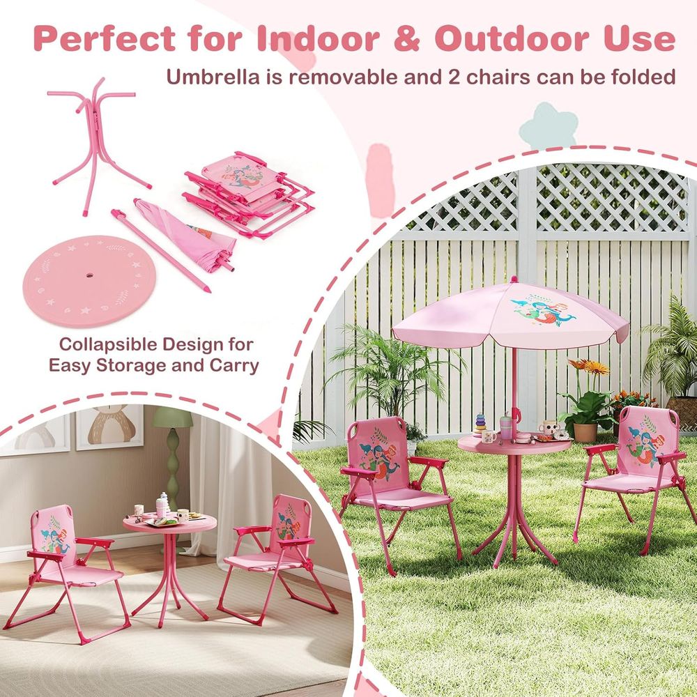 Kinder-Picknicktisch, Kinder-A – Kids Outdoor Umbrella Chair Bewertung und Preis