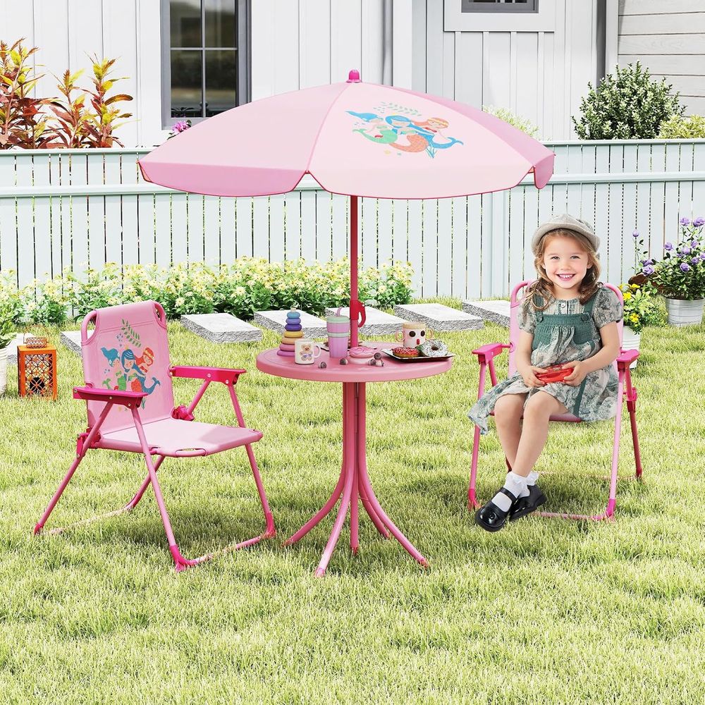 Kinder-Picknicktisch, Kinder-A – Kids Outdoor Umbrella Chair Bewertung und Preis