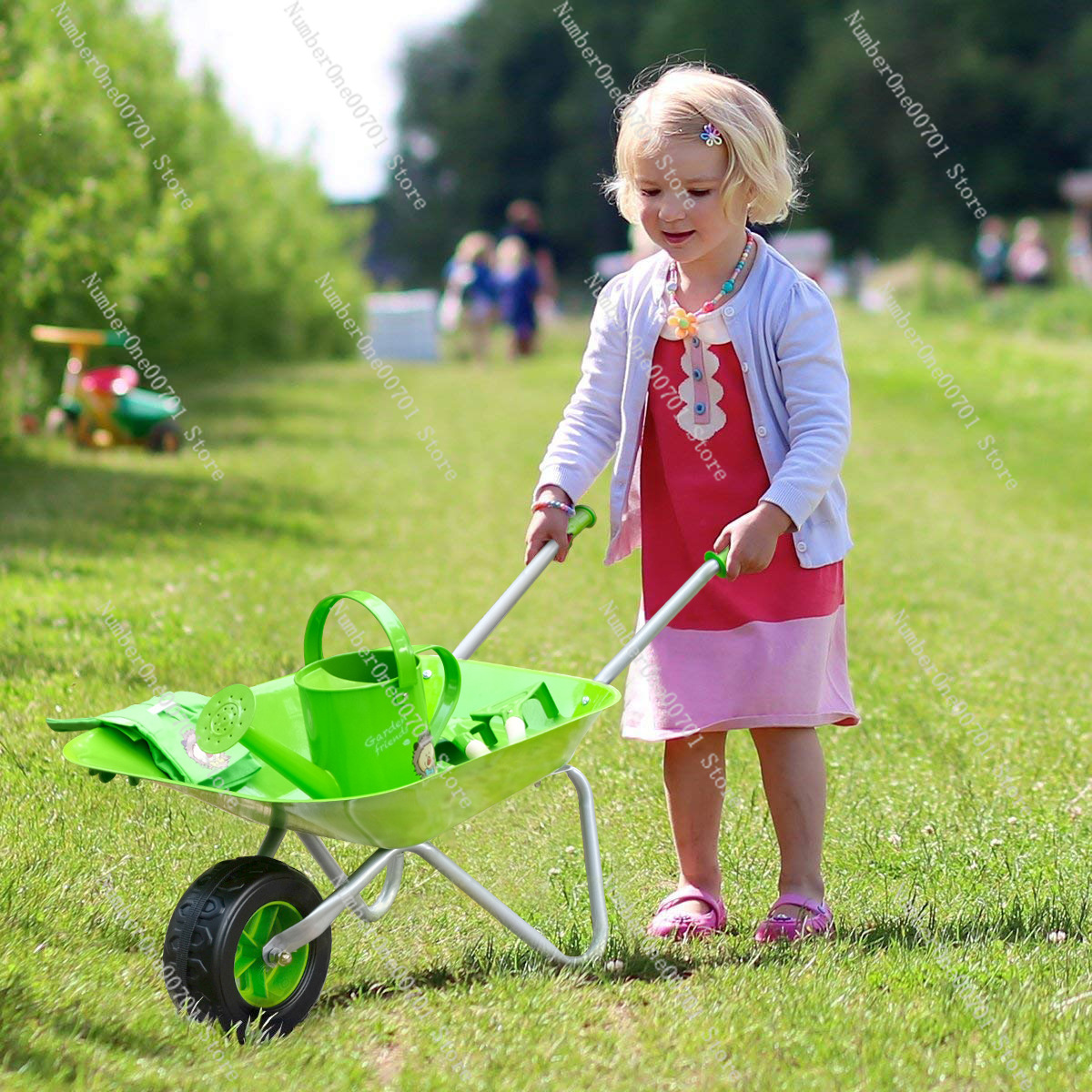 Kinder-Schubkarre für Draußen, – Kids Outdoor Activity Set Bewertung und Preis