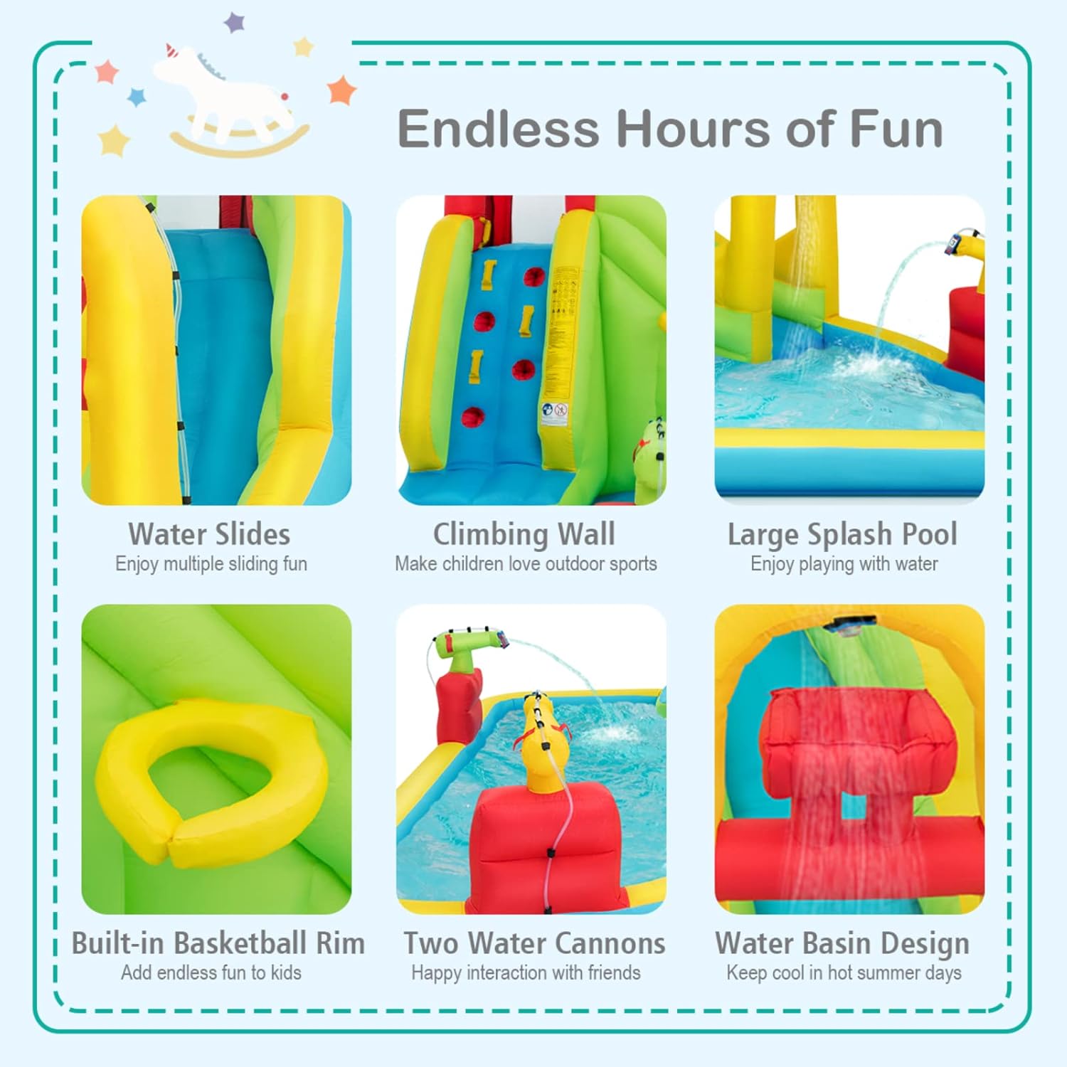 Mega Aufblasbarer Wasserpark H – Kids Outdoor Park Bewertung und Preis