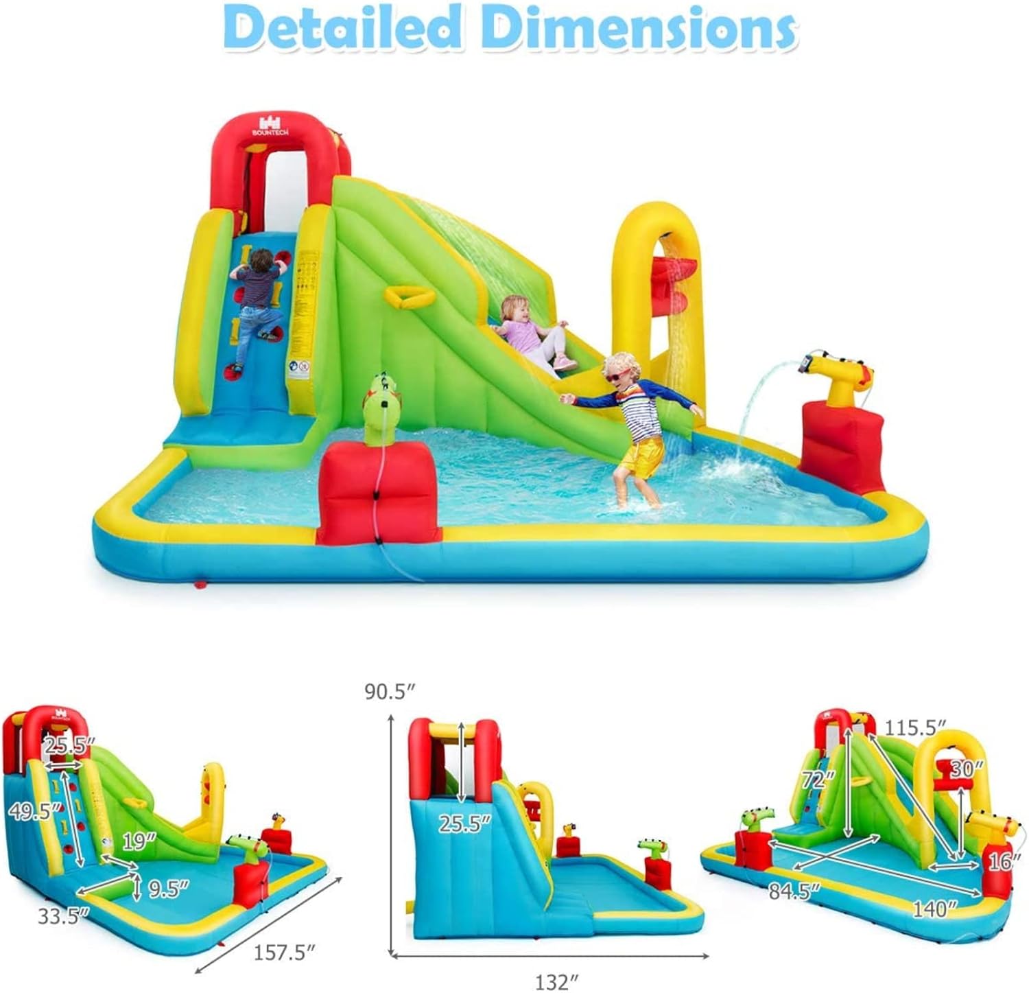 Mega Aufblasbarer Wasserpark H – Kids Outdoor Park Bewertung und Preis