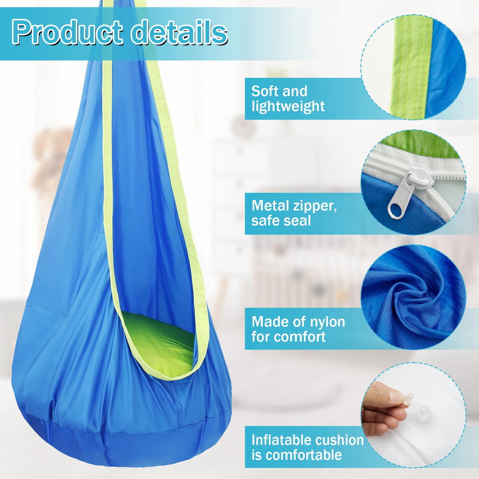 Sensorischer Schaukelstuhl für – Kids Outdoor Hammock Chair Bewertung und Preis