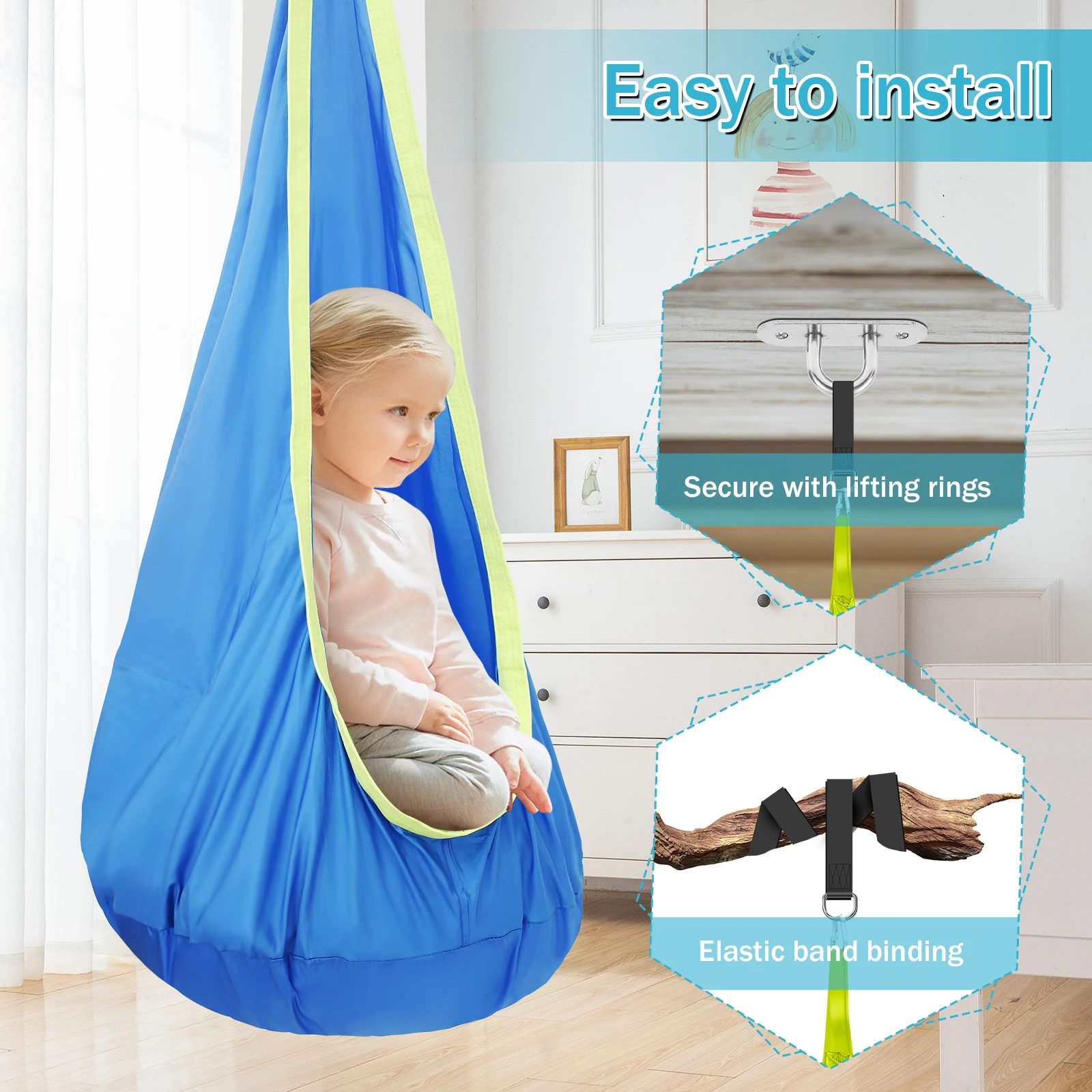 Sensorischer Schaukelstuhl für – Kids Outdoor Hammock Chair Bewertung und Preis