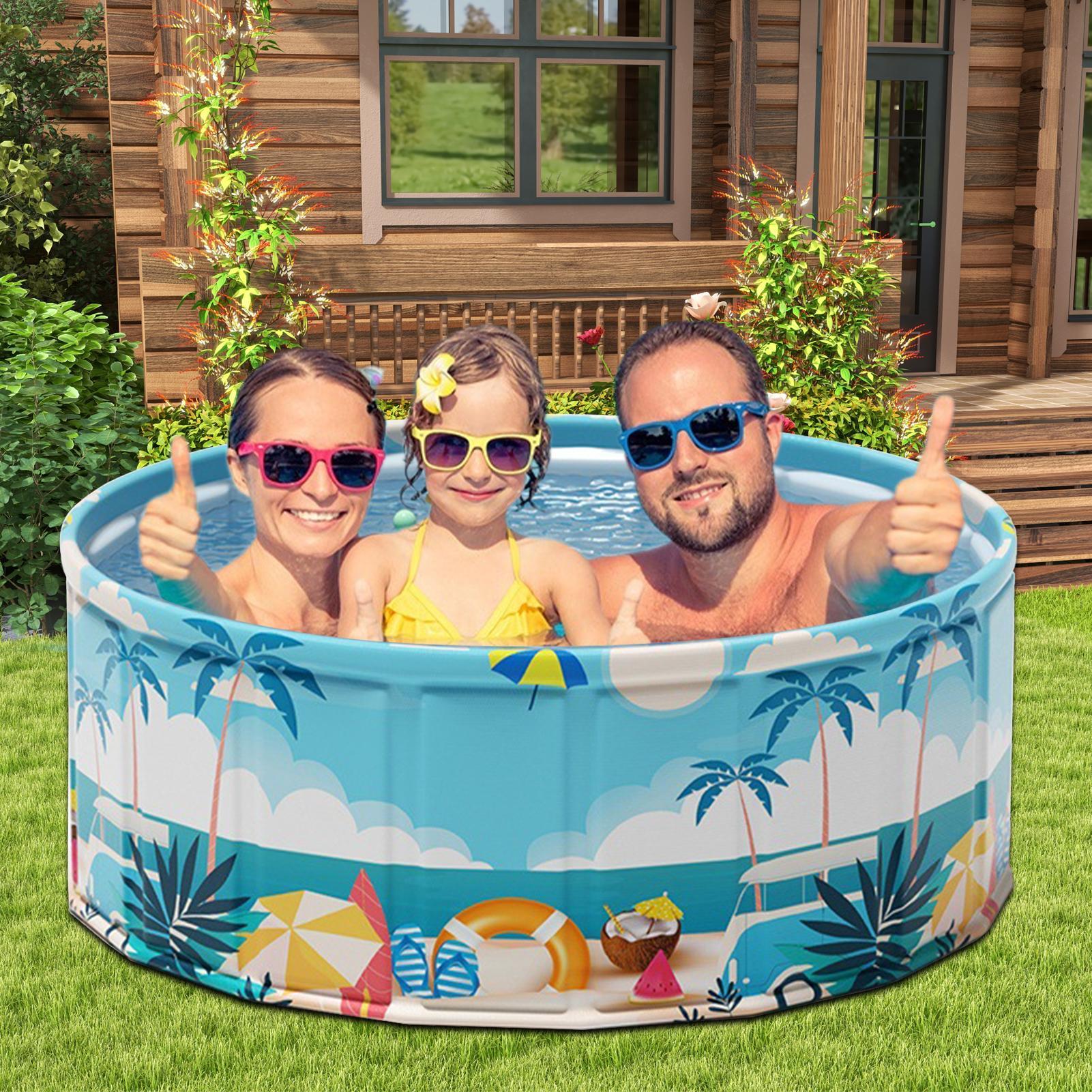 Faltbarer Kinderpool, faltbare – Kids Outdoor Yard Bewertung und Preis