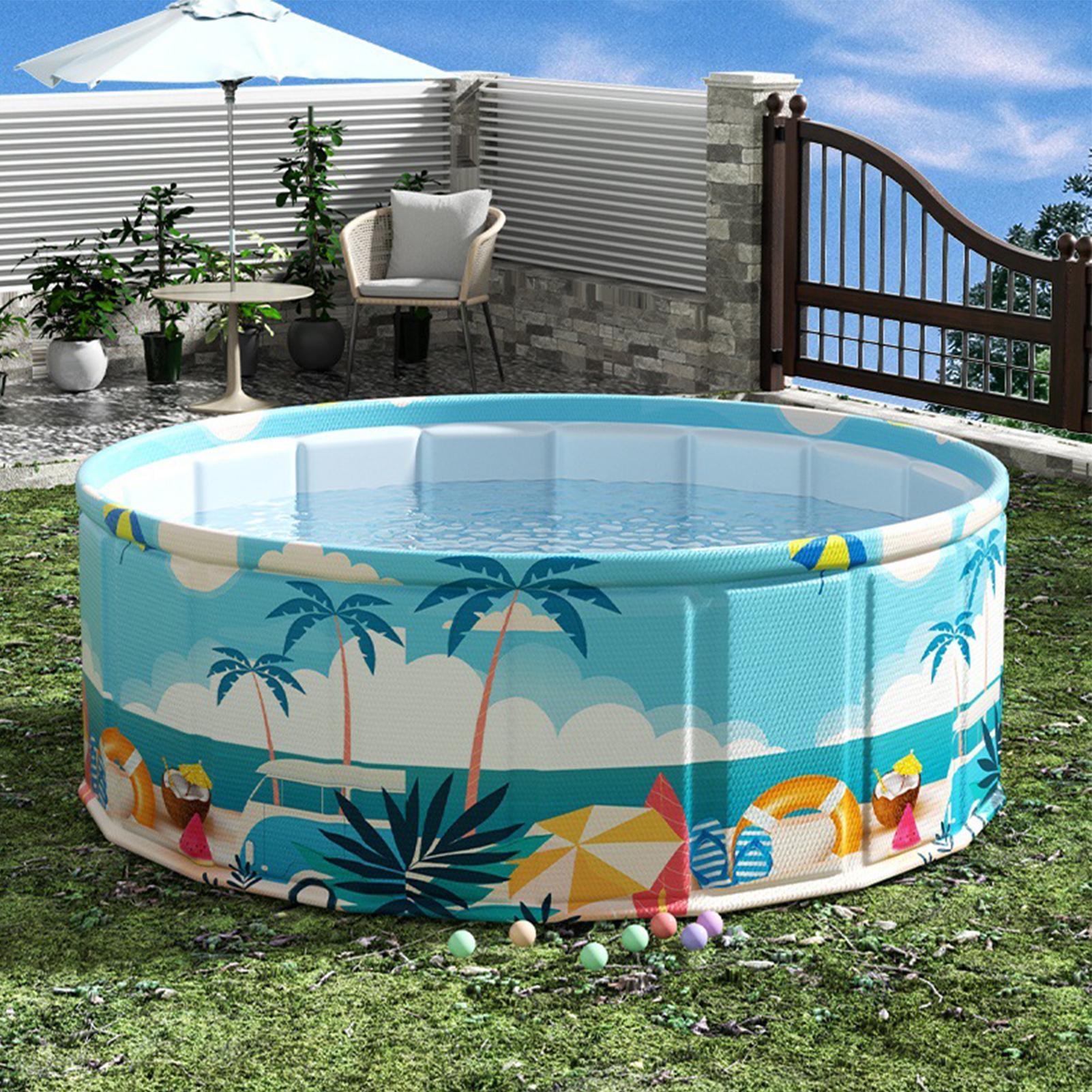 Faltbarer Kinderpool, faltbare – Kids Outdoor Yard Bewertung und Preis