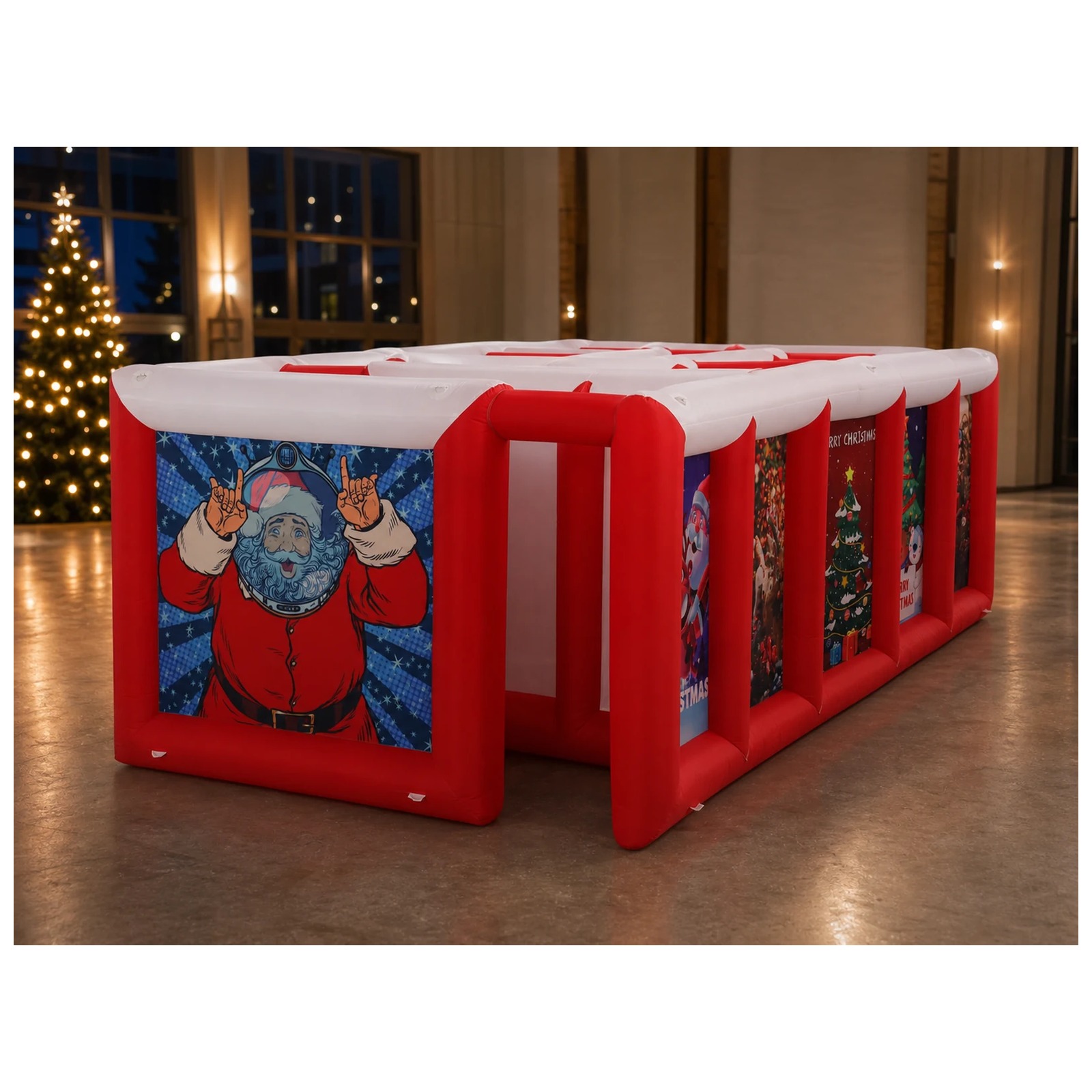 Großes rot-weißes aufblasbares – Kids Outdoor Games For Party Bewertung und Preis