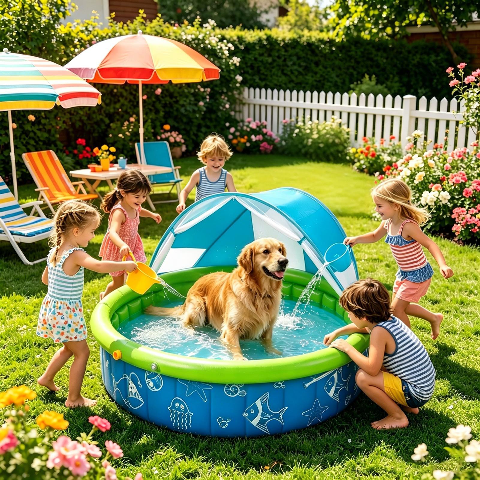 Kinder-Sommer-Schwimmbecken fü – Kids Outdoor Yard Bewertung und Preis