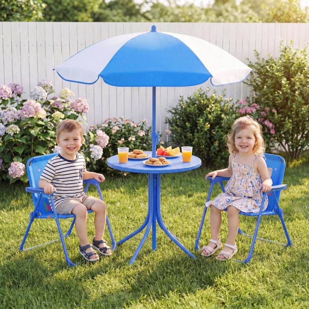 Kinder-Picknicktisch-Set für d – Kids Outdoor Umbrella Chair Bewertung und Preis